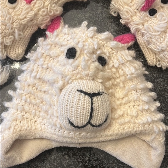 Other - Cute hat & glove set for kids